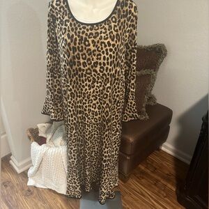 NWT Michael Kors Leopard Print Dress